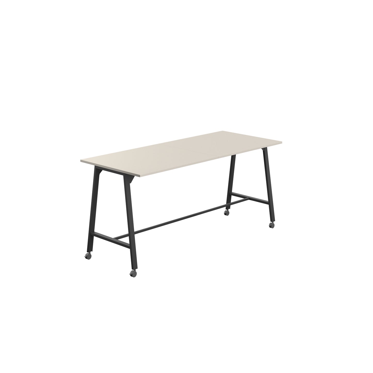 Titan High Maker Rectangular Table|1200x1000|Grey-Black