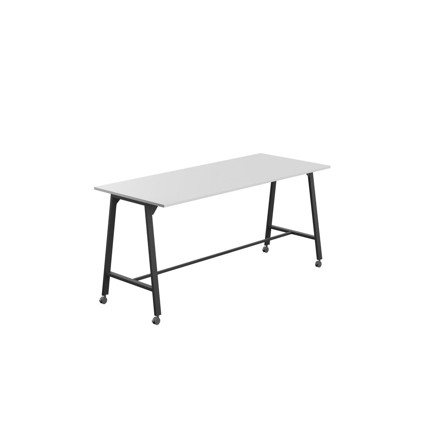 Titan High Maker Rectangular Table|1200x1000|White-Black