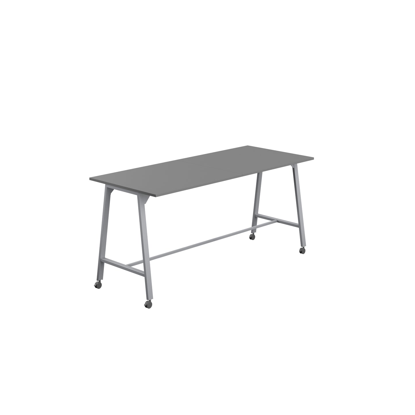 Titan High Maker Rectangular Table|1200x1000|Anthracite-Silver