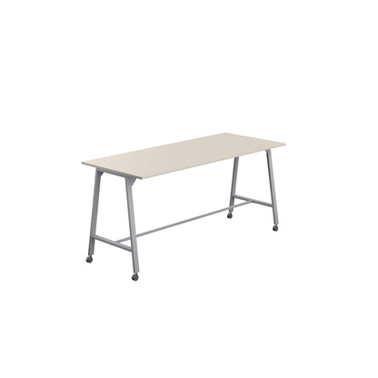 Titan High Maker Rectangular Table|1200x1000|Grey-Silver