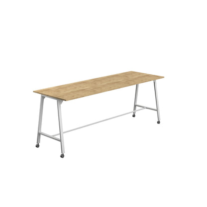 Titan High Maker Rectangular Table|1500x1000|Natural Nebraska Oak-White