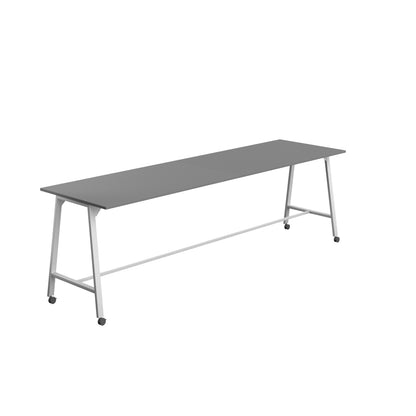 Titan High Maker Rectangular Table|1800x1000|Anthracite-White