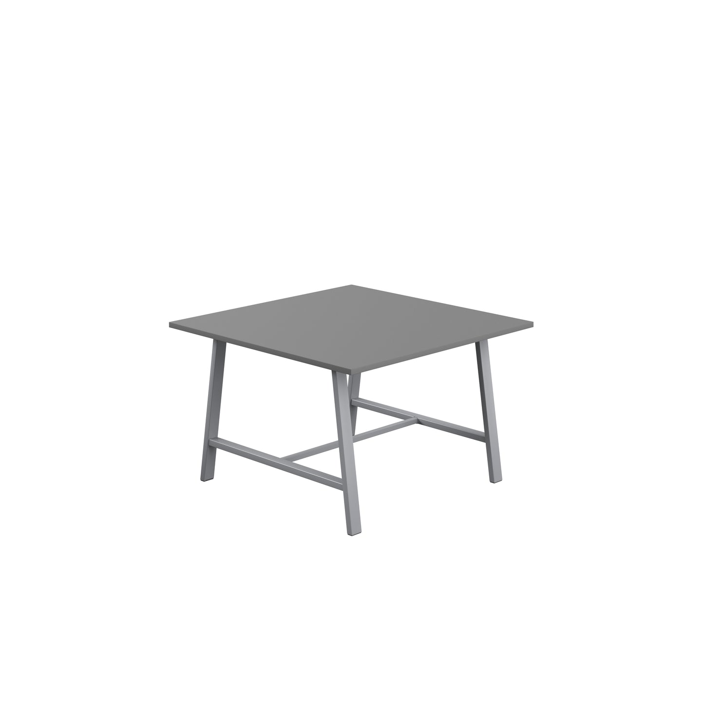 Titan Low Maker|Rectangular Table|1200x1000|Anthracite|Silver