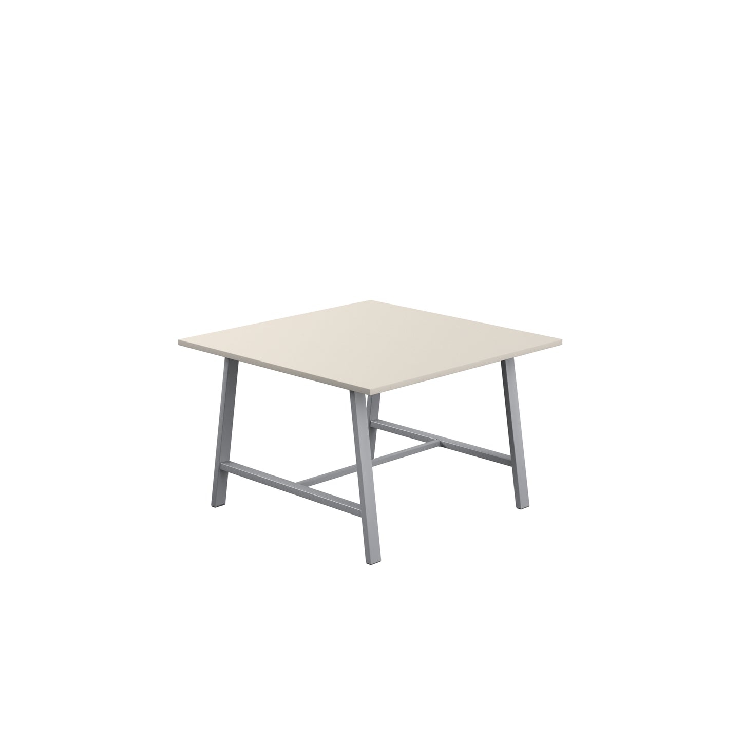 Titan Low Maker|Rectangular Table|1200x1000|Grey|Silver
