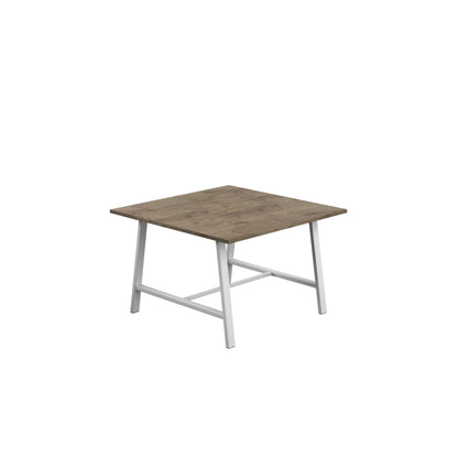Titan Low Maker|Rectangular Table|1200x1000|Grey Nebraska Oak|White