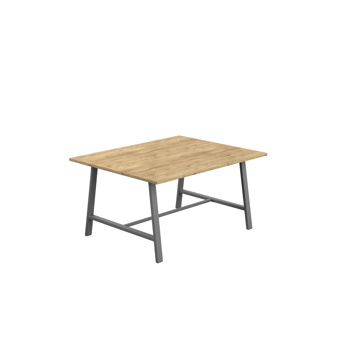 Titan Low Maker|Rectangular Table|1500x1000|Natural Nebraska Oak|Anthracite
