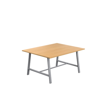 Titan Low Maker|Rectangular Table|1500x1000|Ellmau Beech|Silver