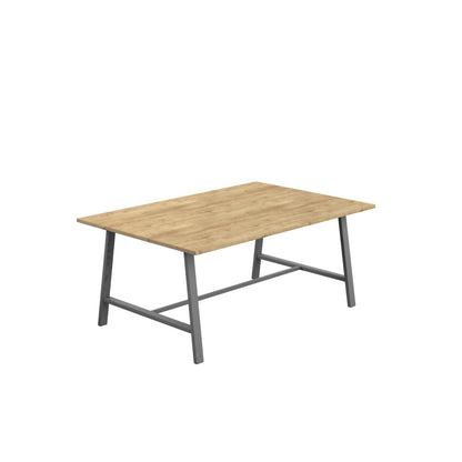 Titan Low Maker|Rectangular Table|1800x1000|Natural Nebraska Oak|Anthracite