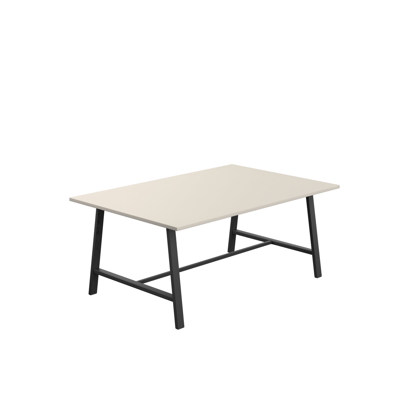 Titan Low Maker|Rectangular Table|1800x1000|Grey|Black