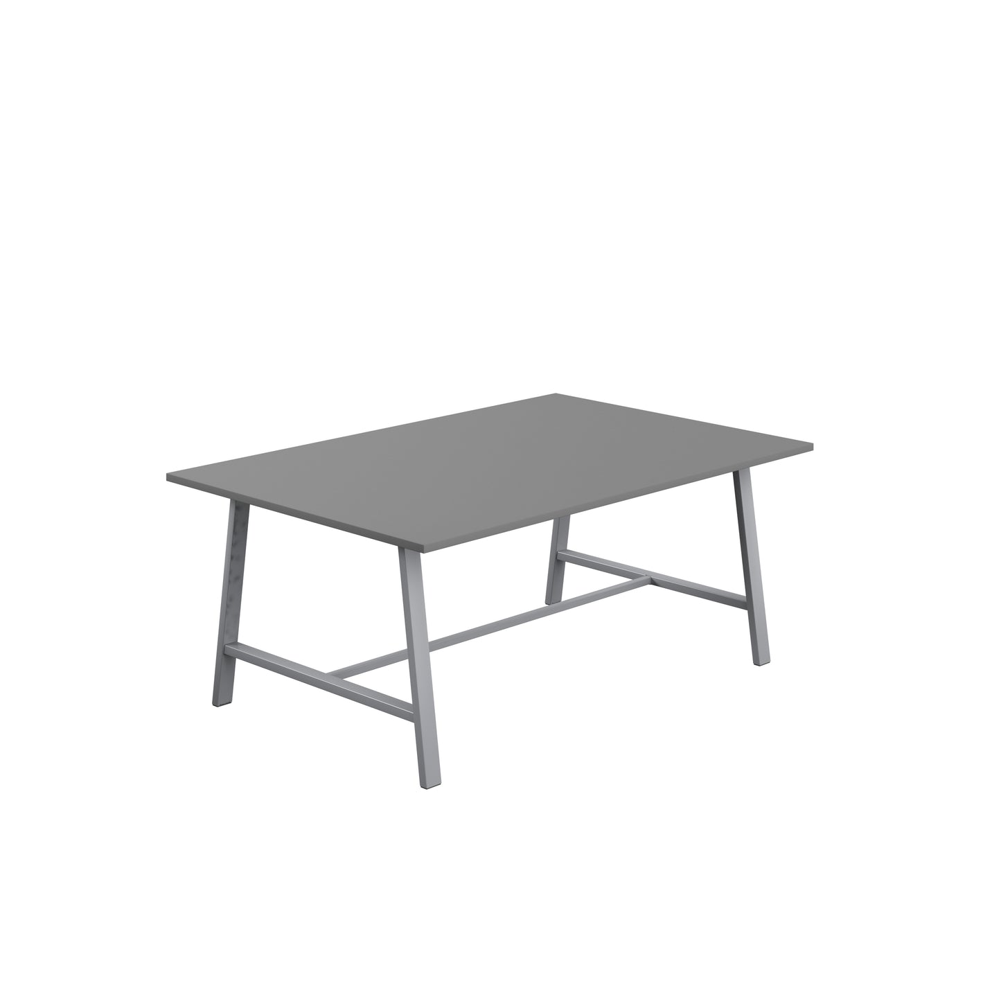 Titan Low Maker|Rectangular Table|1800x1000|Anthracite|Silver