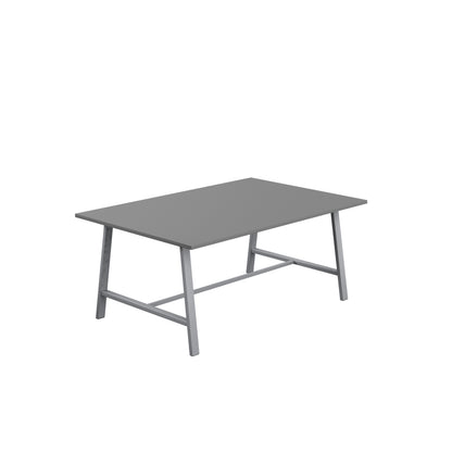Titan Low Maker|Rectangular Table|1800x1000|Anthracite|Silver