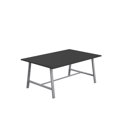 Titan Low Maker|Rectangular Table|1800x1000|Black|Silver