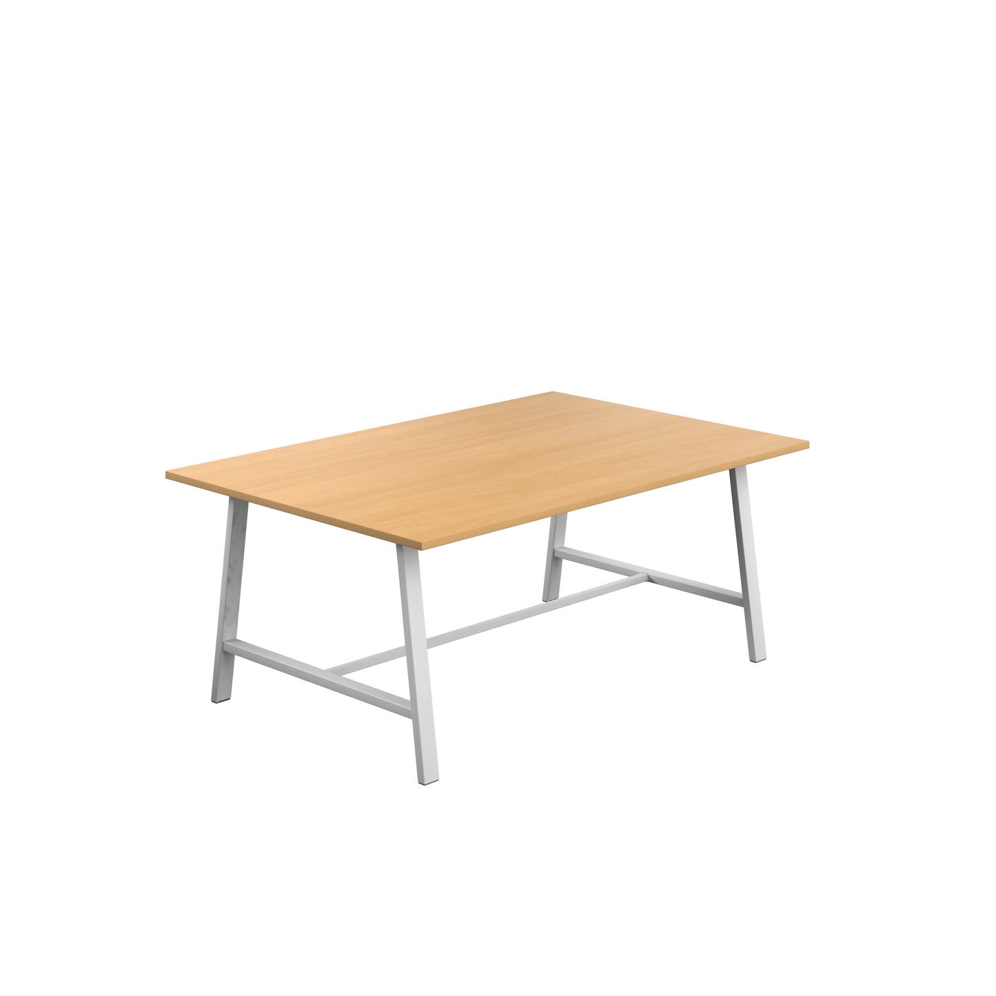 Titan Low Maker|Rectangular Table|1800x1000|Ellmau Beech|White