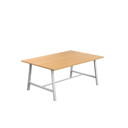 Titan Low Maker|Rectangular Table|1800x1000|Ellmau Beech|White