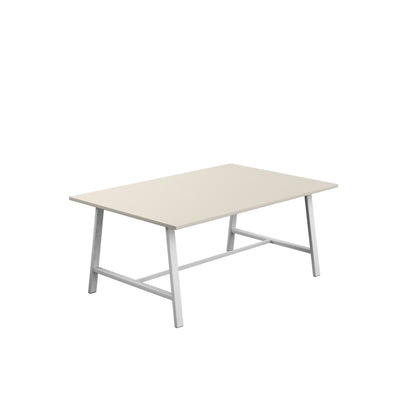 Titan Low Maker|Rectangular Table|1800x1000|Grey|White