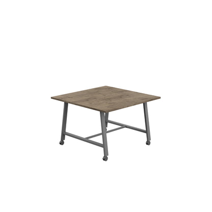 Titan Low Maker|Mobile|Rectangular Table|1200x1000|Grey Nebraska Oak|Anthracite