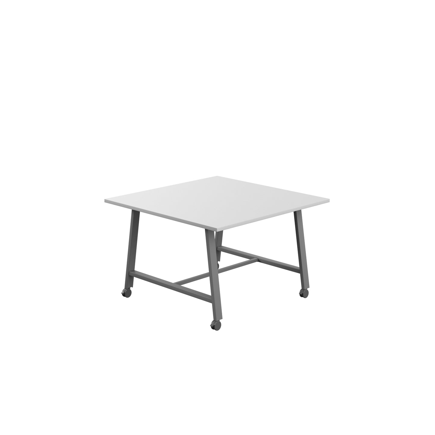 Titan Low Maker|Mobile|Rectangular Table|1200x1000|White|Anthracite