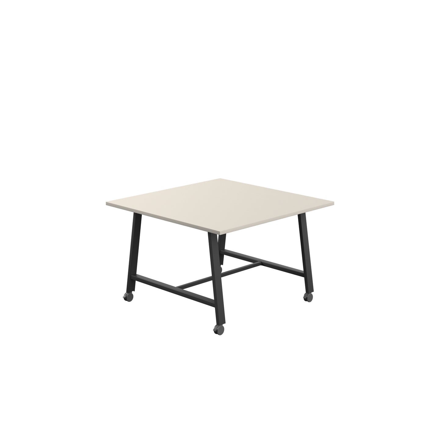 Titan Low Maker|Mobile|Rectangular Table|1200x1000|Grey|Black
