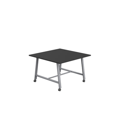 Titan Low Maker|Mobile|Rectangular Table|1200x1000|Black|Silver