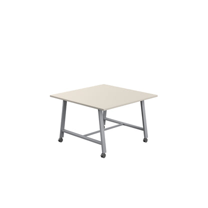 Titan Low Maker|Mobile|Rectangular Table|1200x1000|Grey|Silver