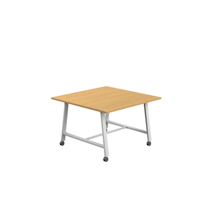 Titan Low Maker|Mobile|Rectangular Table|1200x1000|Sorano Oak|White