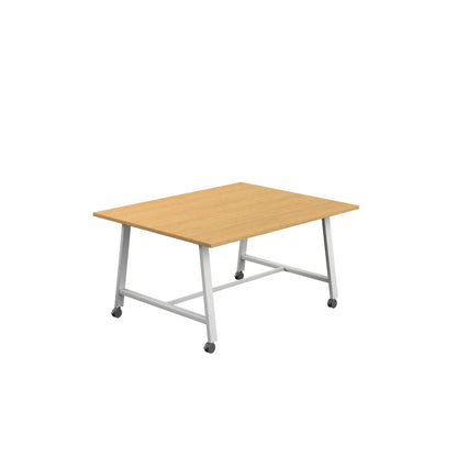 Titan Low Maker|Mobile|Rectangular Table|1500x1000|Sorano Oak|White
