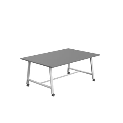 Titan Low Maker|Mobile|Rectangular Table|1800x1000|Anthracite|White