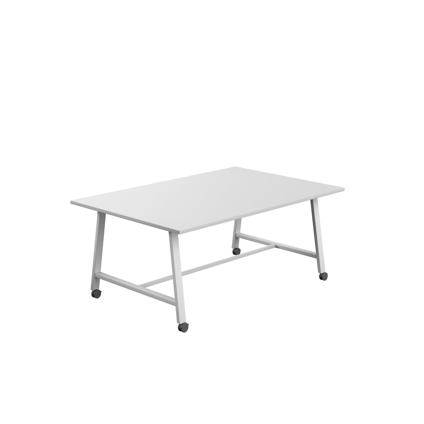 Titan Low Maker|Mobile|Rectangular Table|1800x1000|White|White