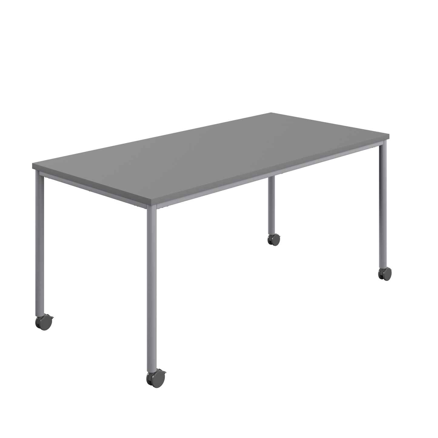 Titan Mobile|Rectangular Table|1400x800|Anthracite|Silver