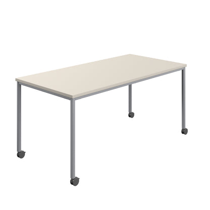 Titan Mobile|Rectangular Table|1400x800|Grey|Silver