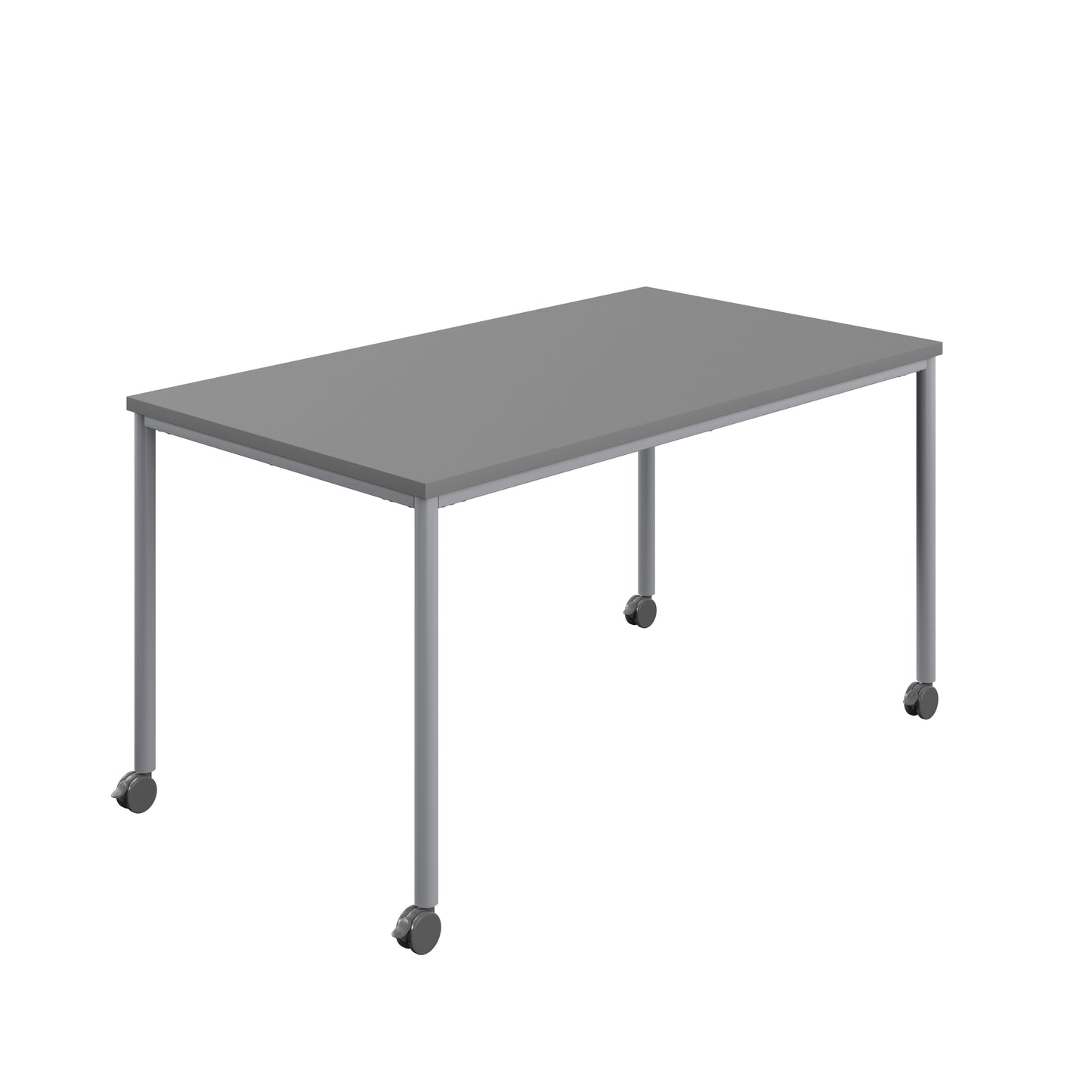 Titan Mobile|Rectangular Table|1600x600|Anthracite|Silver