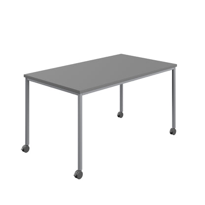 Titan Mobile|Rectangular Table|1600x600|Anthracite|Silver