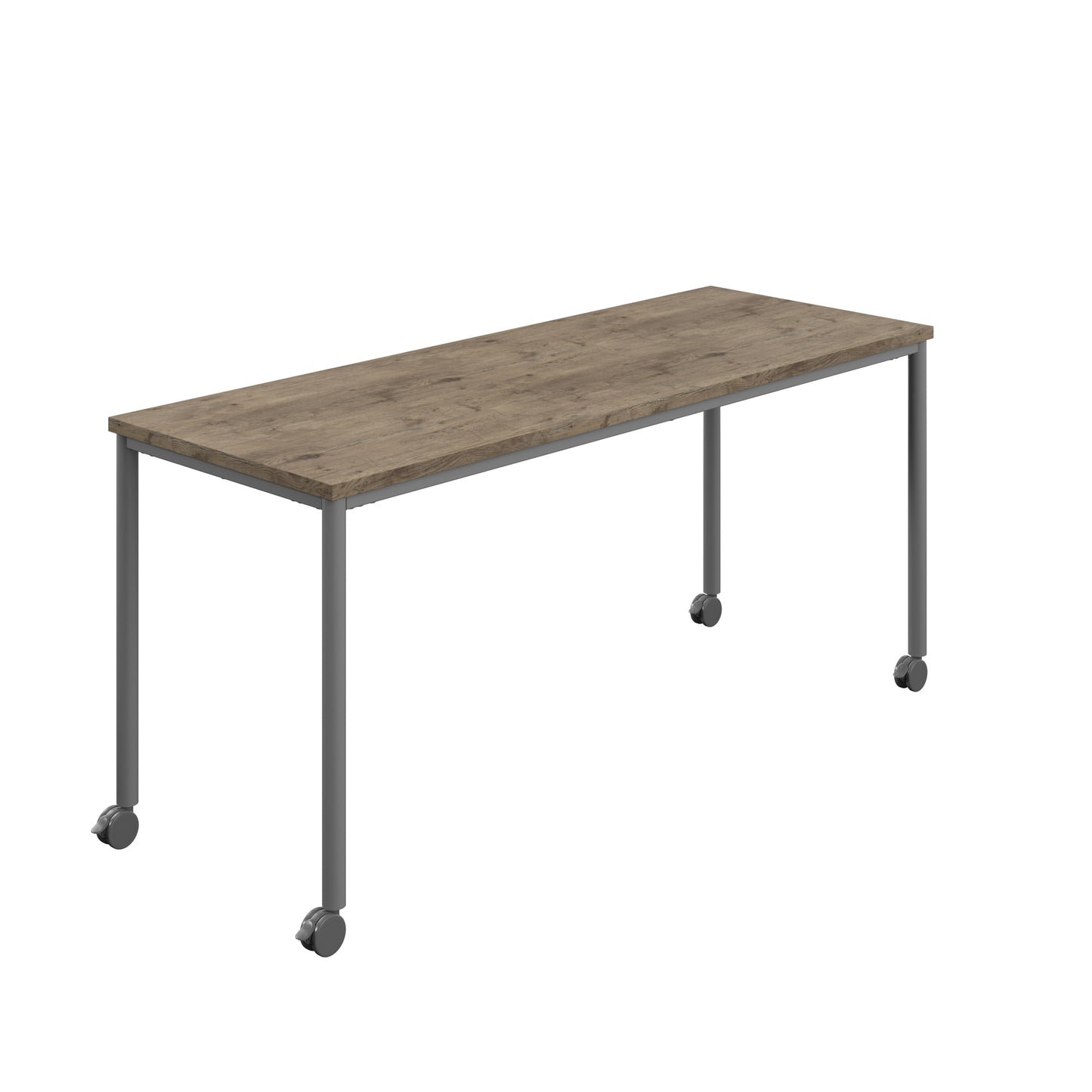Titan Mobile|Rectangular Table|1600x800|Grey Nebraska Oak|Anthracite