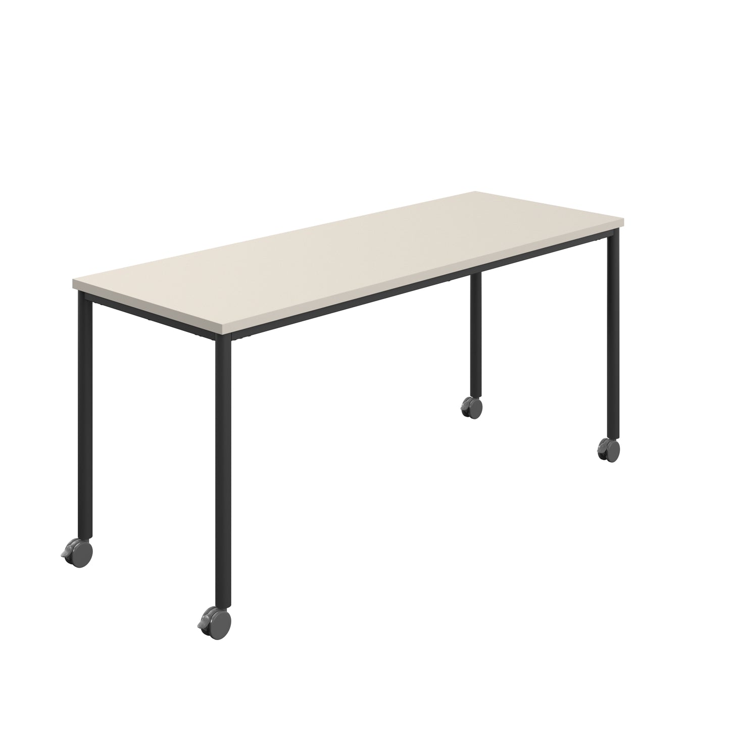 Titan Mobile|Rectangular Table|1600x800|Grey|Black