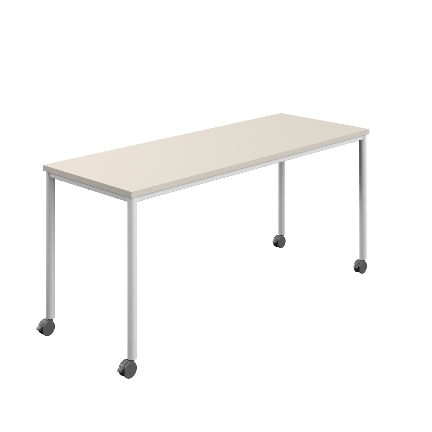 Titan Mobile|Rectangular Table|1600x800|Grey|White