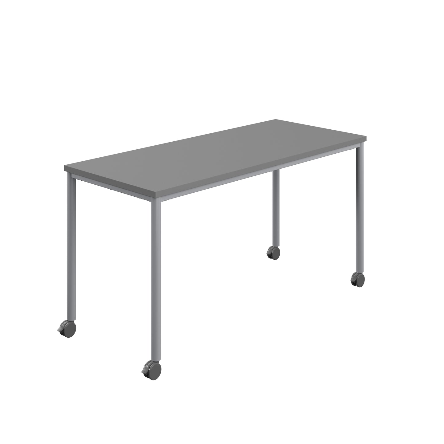Titan Mobile|Rectangular Table|1800x600|Anthracite|Silver