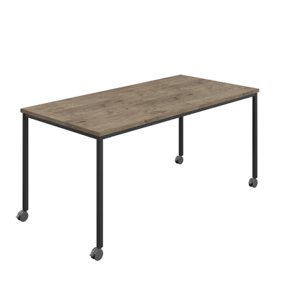 Titan Mobile|Rectangular Table|1800x800|Grey Nebraska Oak|Black