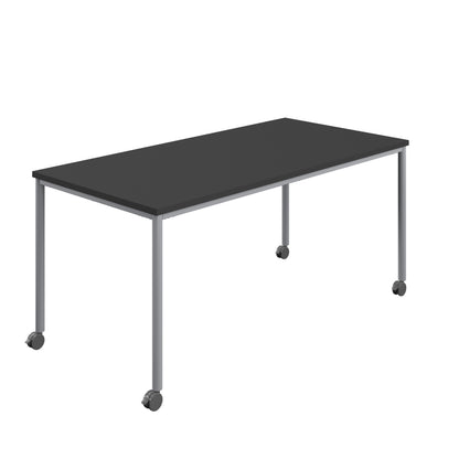 Titan Mobile|Rectangular Table|1800x800|Black|Silver