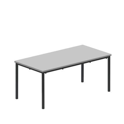 Titan|Flat Pack Classroom Table|1200x600x530|Grey-Black