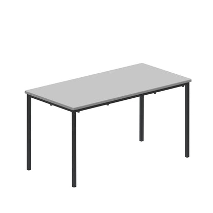 Titan|Flat Pack Classroom Table|1200x600x640|Grey-Black