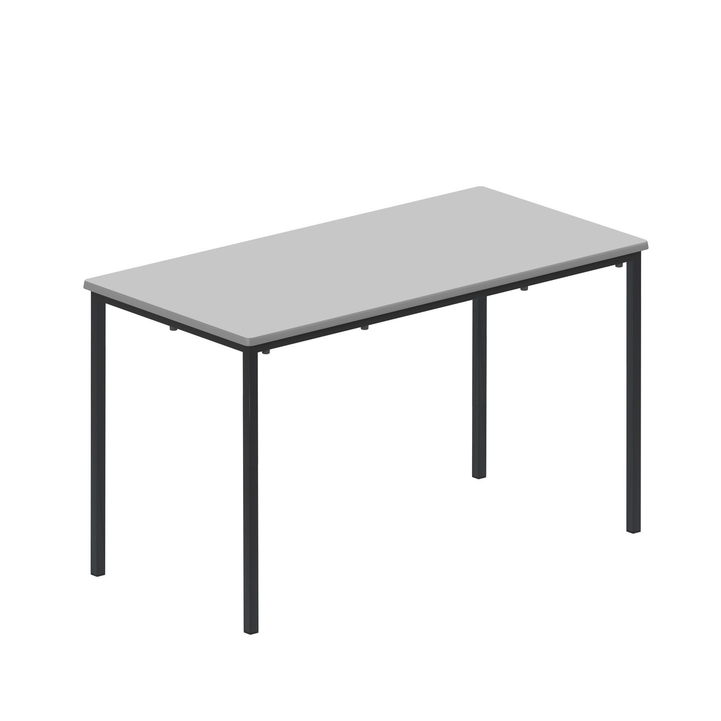 Titan|Flat Pack Classroom Table|1200x600x710|Grey-Black
