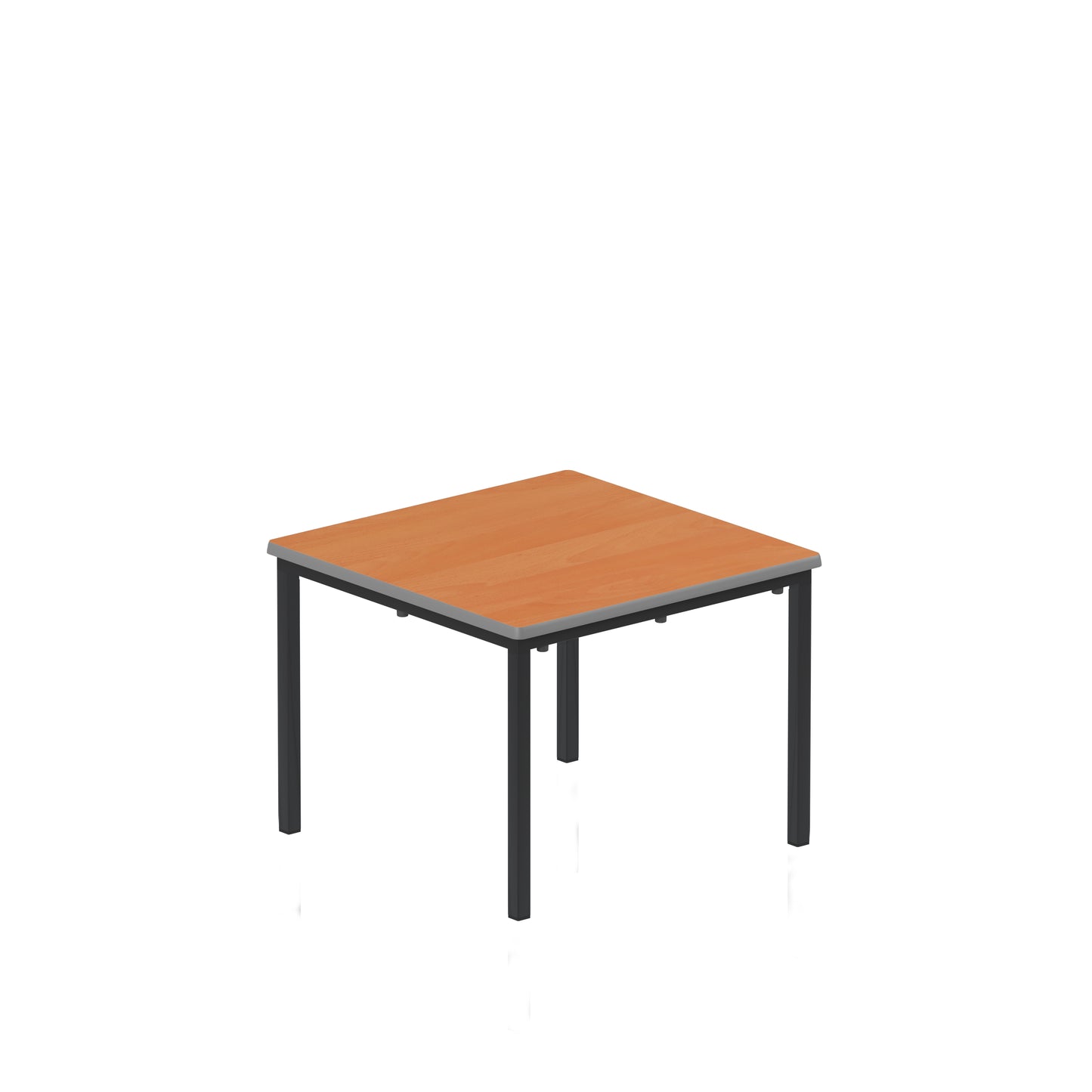 Titan|Flat Pack Classroom Table|600x600x460|Beech-Black