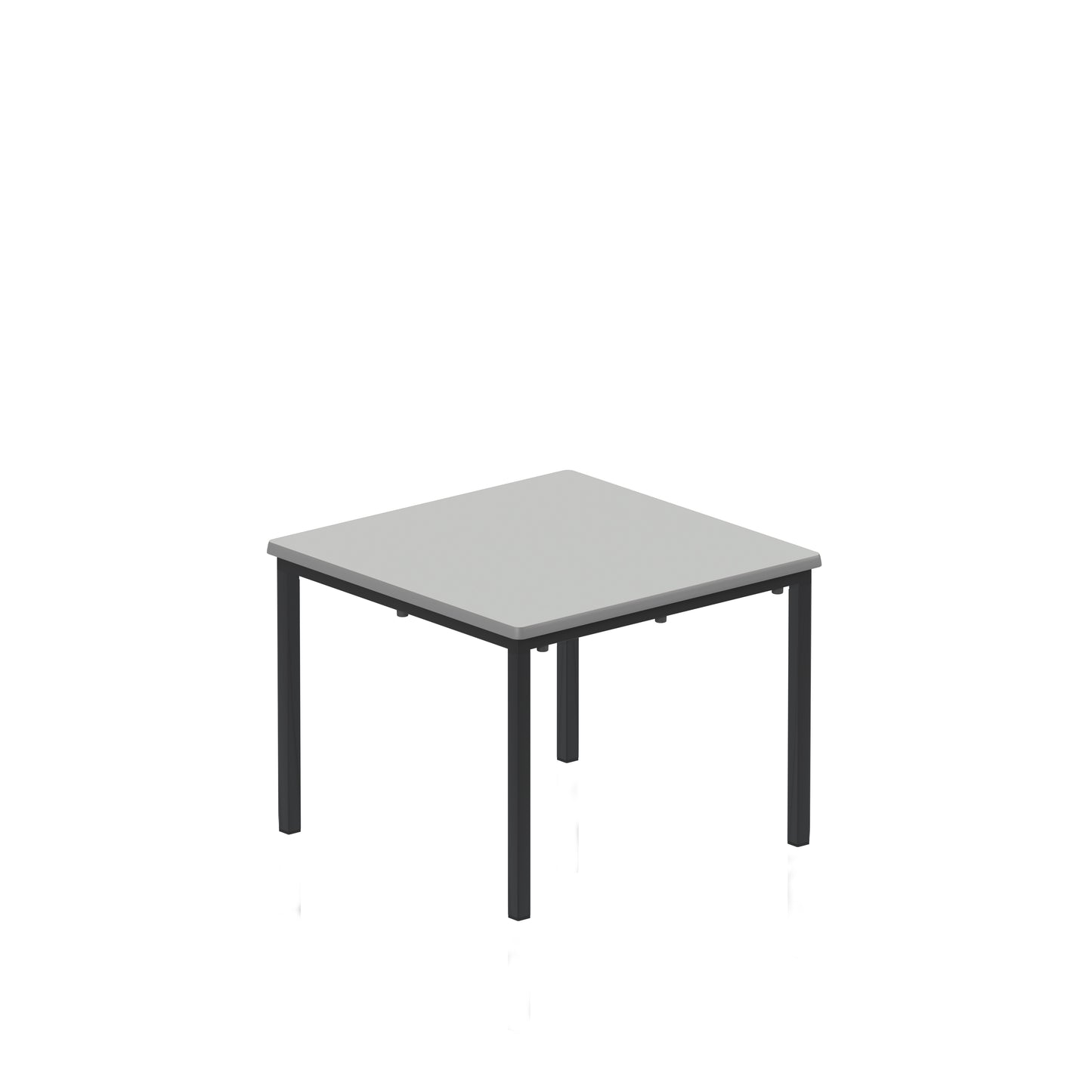 Titan|Flat Pack Classroom Table|600x600x460|Grey-Black