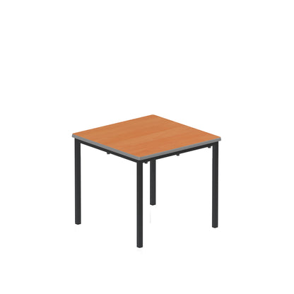 Titan|Flat Pack Classroom Table|600x600x530|Beech-Black