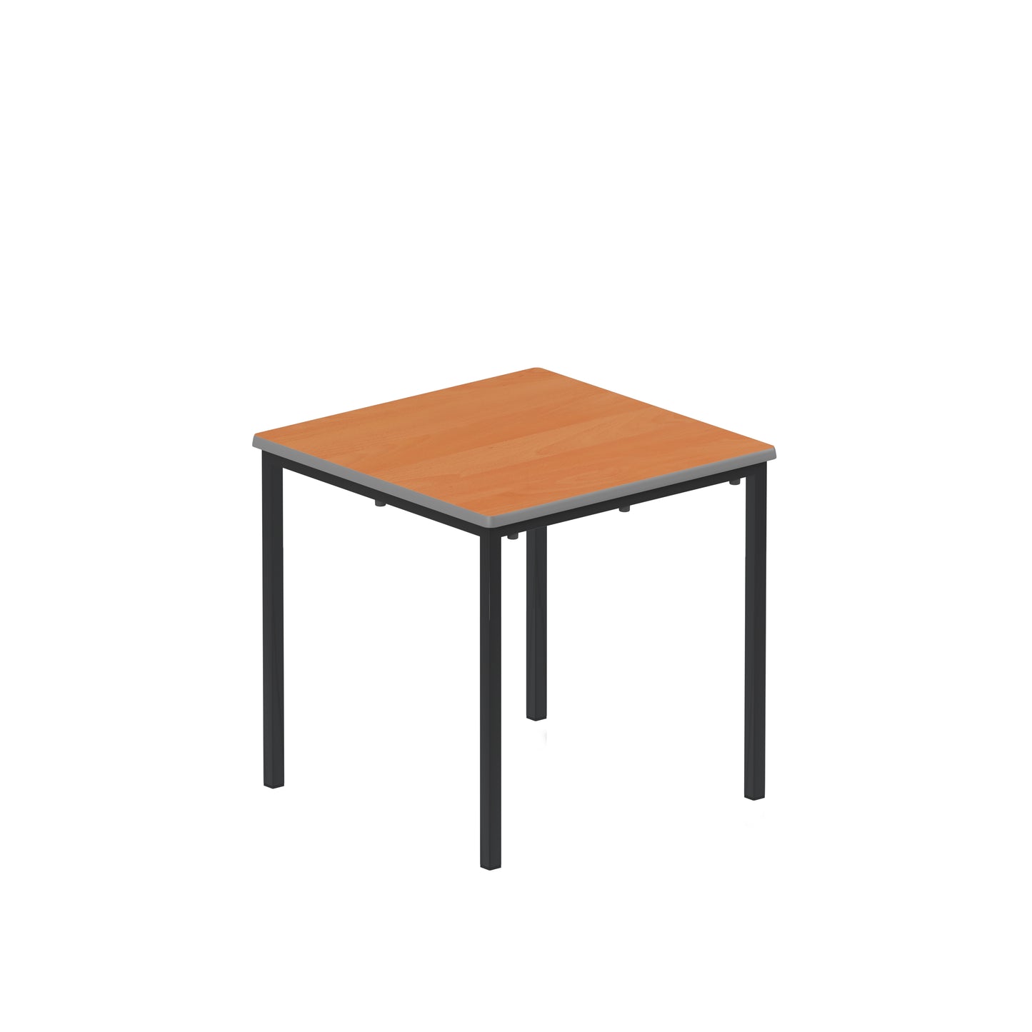 Titan|Flat Pack Classroom Table|600x600x590|Beech-Black