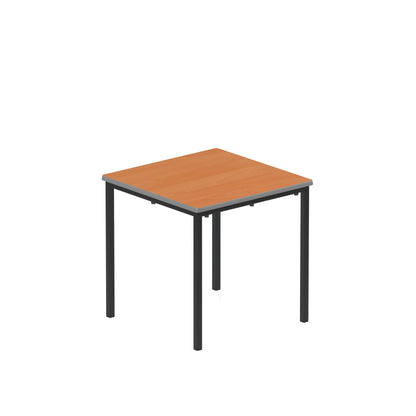 Titan|Flat Pack Classroom Table|600x600x590|Beech-Black