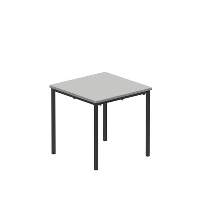 Titan|Flat Pack Classroom Table|600x600x590|Grey-Black