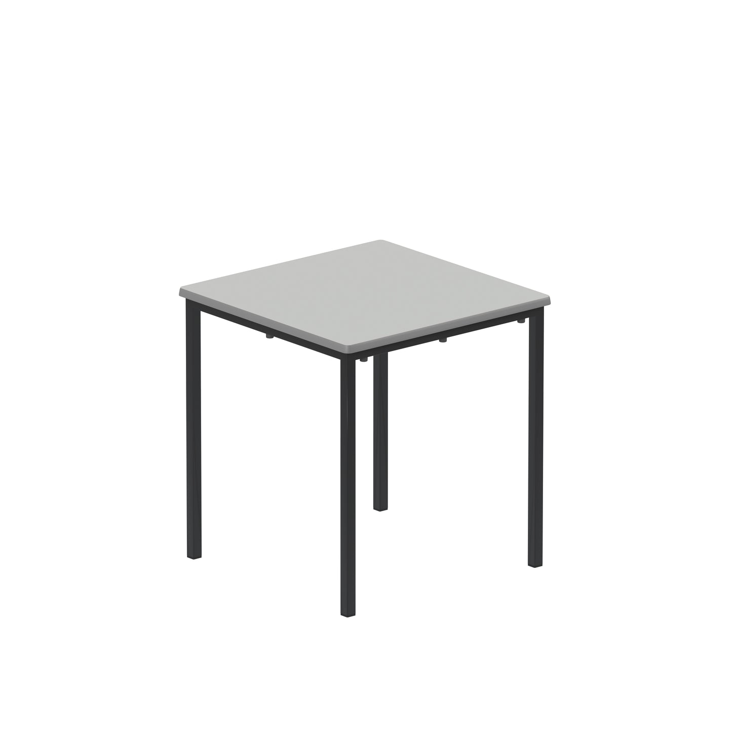 Titan|Flat Pack Classroom Table|600x600x640|Grey-Black