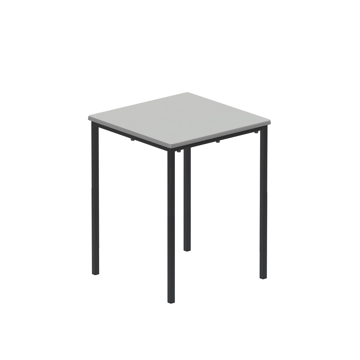 Titan|Flat Pack Classroom Table|600x600x760|Grey-Black