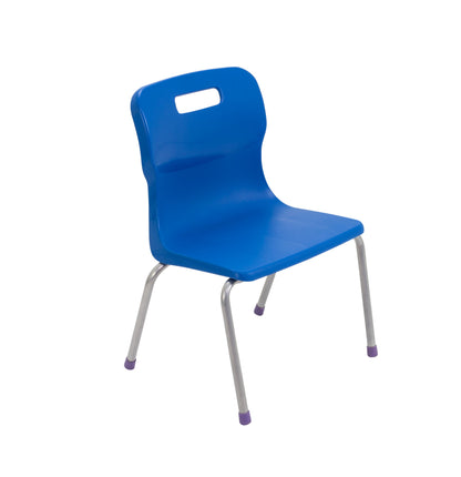 Titan Four Leg Chair|Size 2|Age 4-6 Years|Blue